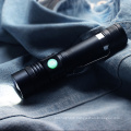 Portable Mini T6 LED Aluminum alloy  USB Charging Waterproof Zoomable Glare Flashlight with Clip